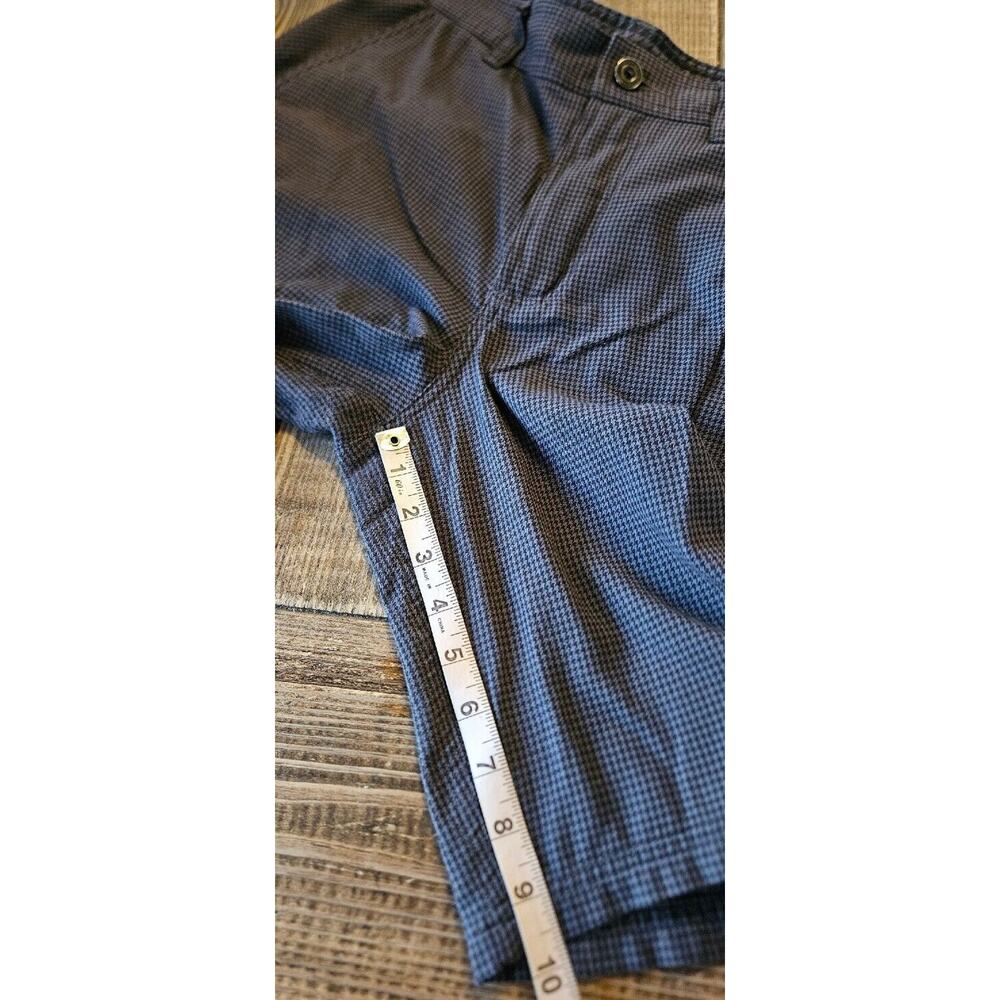 Lululemon Shorts Mens Size 34 Gray Black Kahuna Houndstooth Chino 10 Inch Inseam - Picture 14 of 14